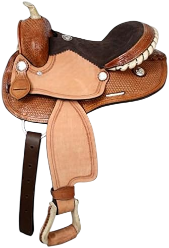 Youth Barrel Saddle - 12" Round Skirt by Double T